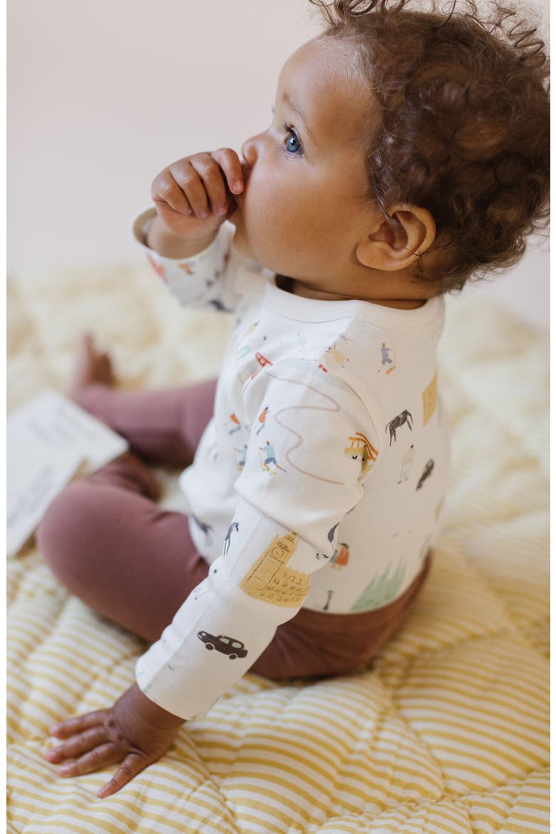 Explore the World Organic Cotton Wrap Bodysuit, Alternate, color, EXPLORE THE WORLD