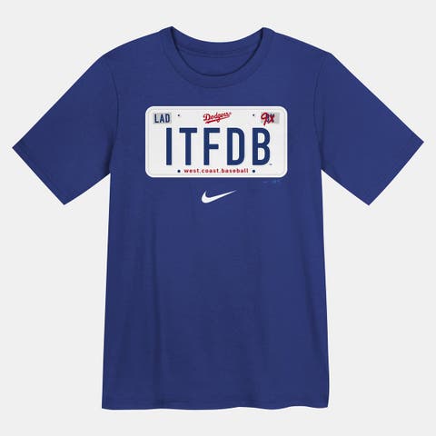 Preschool Nike Blue Los Angeles Dodgers Hometown Local Collection T-Shirt
