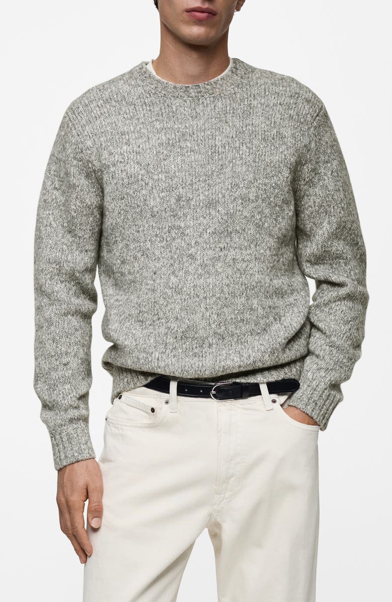 MANGO Wool Blend Sweater, Main, color, 