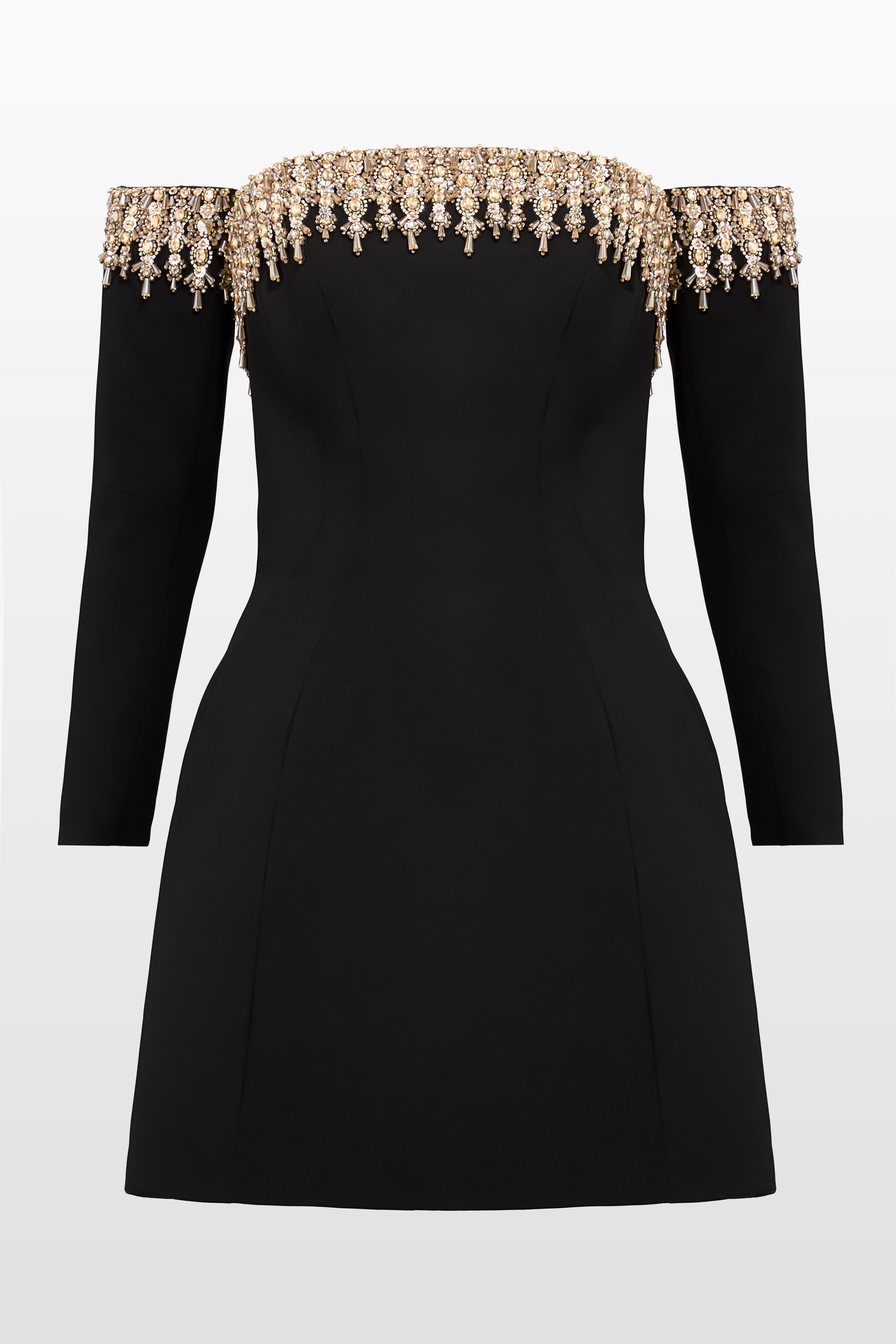Love Bubble Off-Shoulder Mini Dress