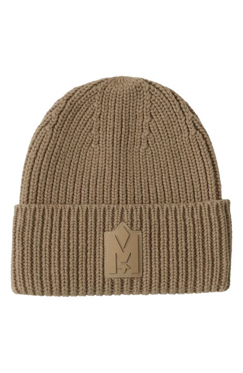 Jude Colorblock Wool Blend Rib Beanie