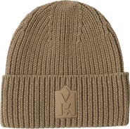 Mackage Jude Colorblock Wool Blend Rib Beanie