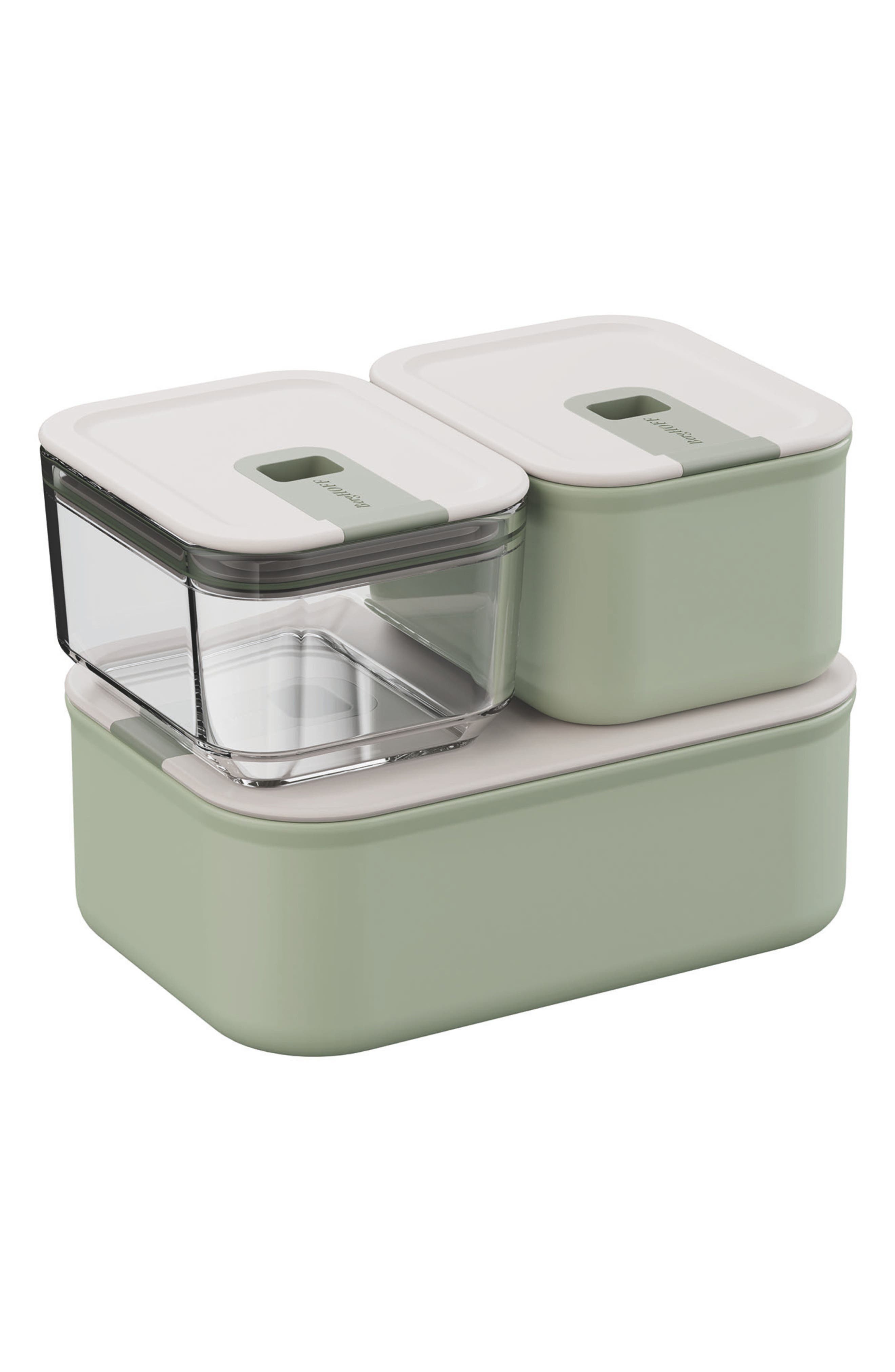 Leo Balance 3-Piece Perfect Seal Food Storage Container Set