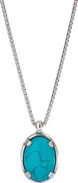 Degs & Sal Turquoise Pendant Necklace