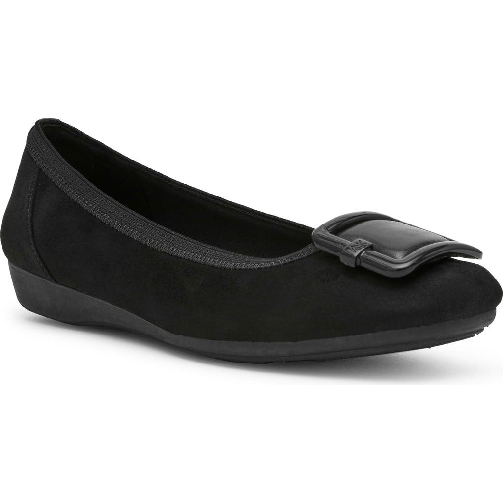 Anne Klein Umari Ballet Flat In Black