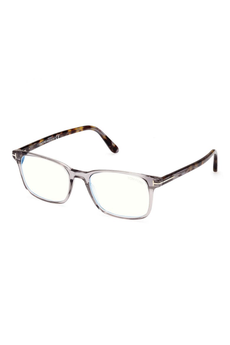 51mm Square Blue Light Blocking Reading Glasses, Alternate, color, GREY/ OTHER