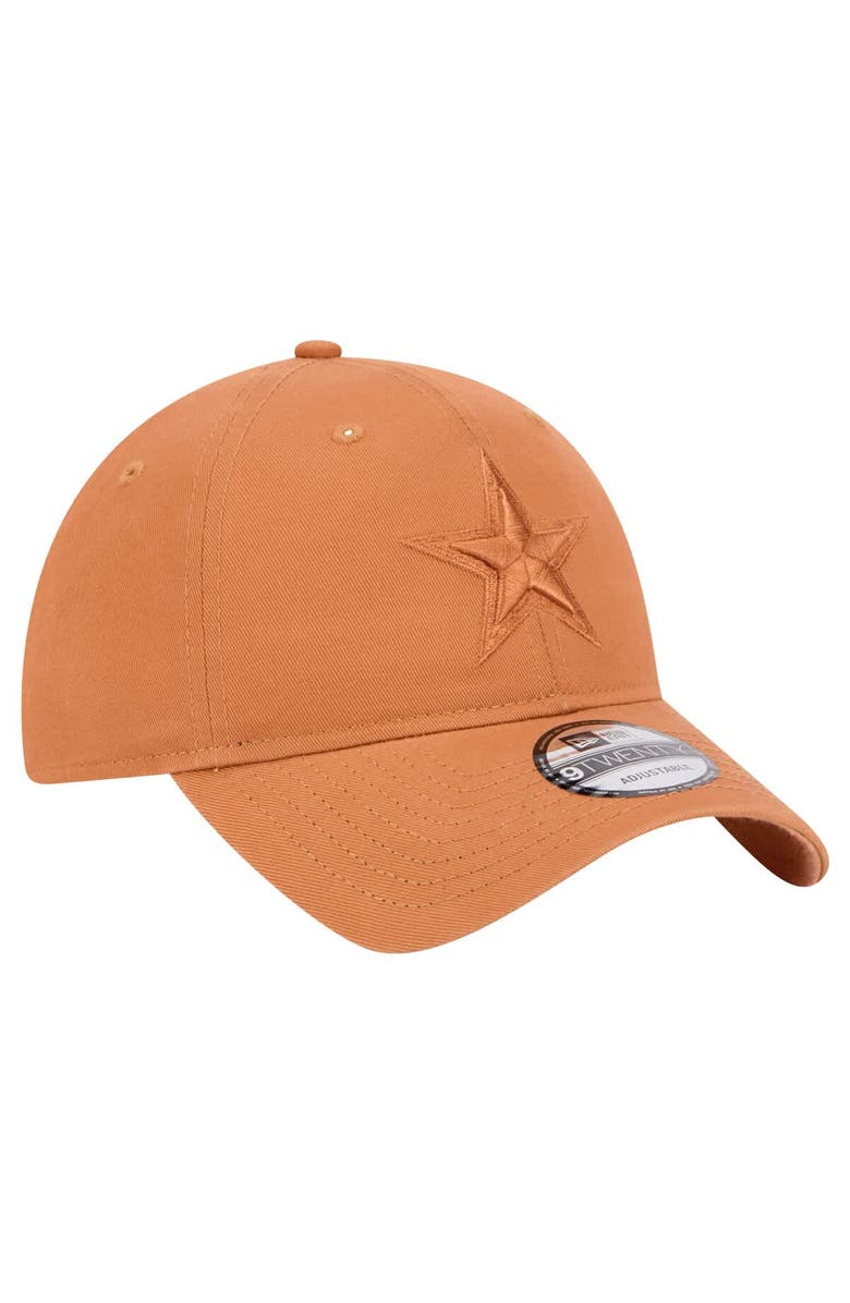 New Era Men's New Era Brown Dallas Cowboys Tonal Color Pack 9TWENTY Adjustable Hat, Alternate, color, Brown