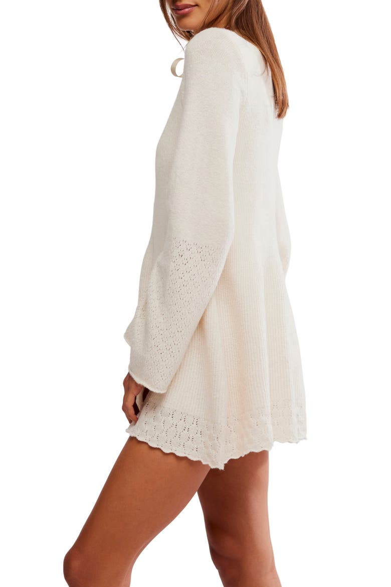 Bali Old Flame Sweater Dress, Alternate, color, IVORY