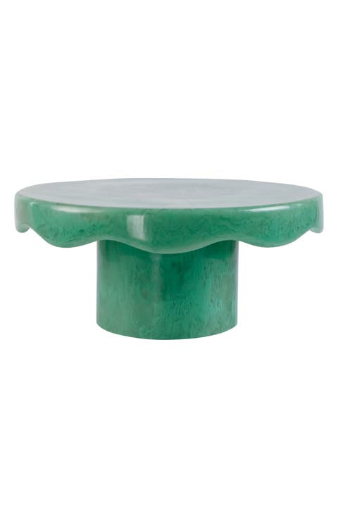 Scallop Resin Cake Stand