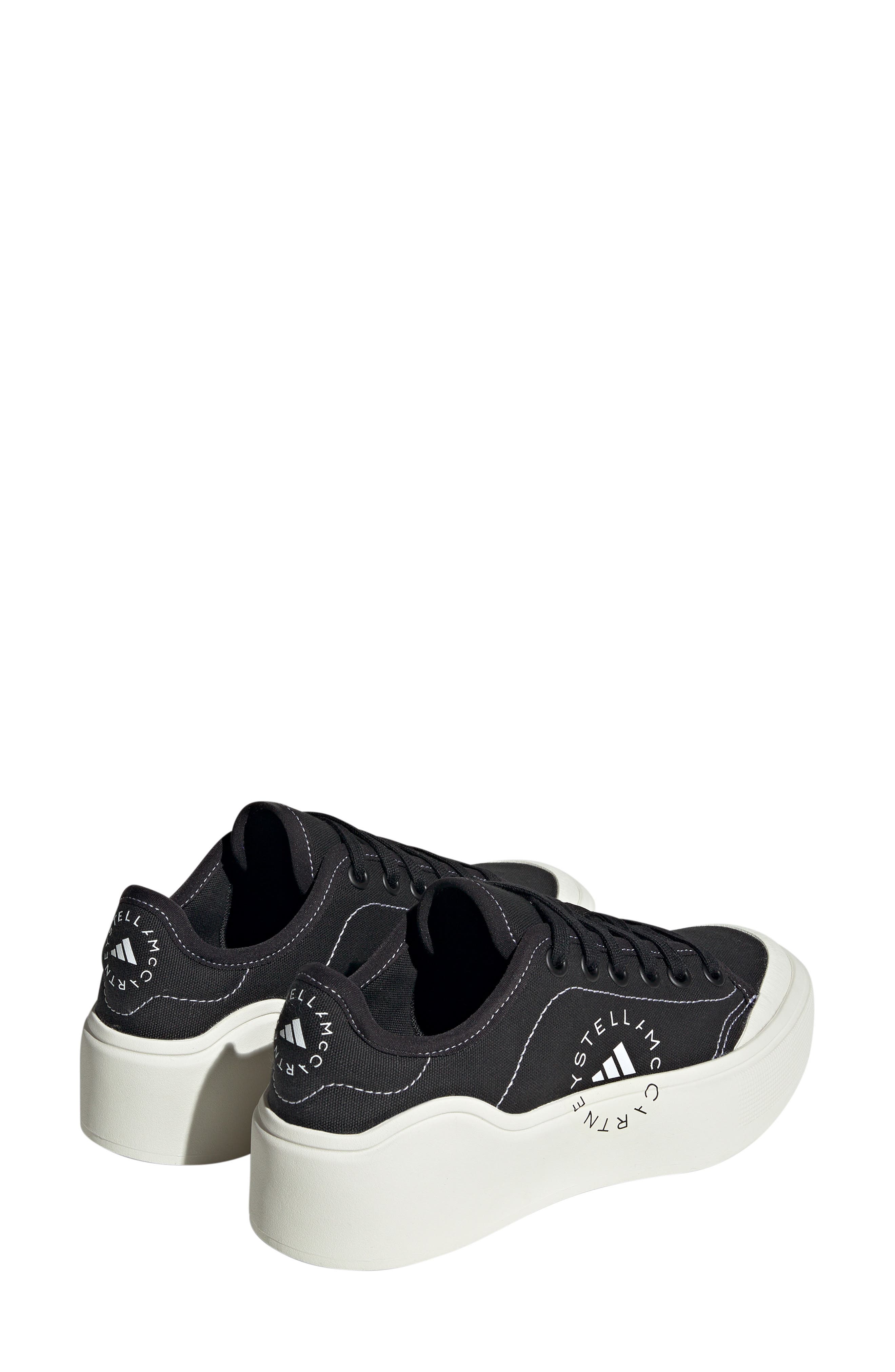adidas by Stella McCartney Court Platform Sneaker, Alternate, color, 