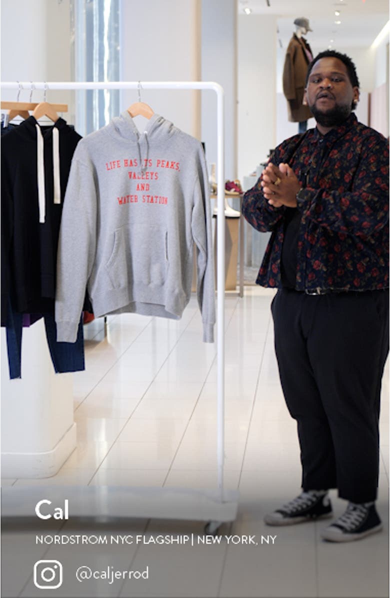 Men's Message from God Oversize Graphic Sweatshirt, sales video thumbnail