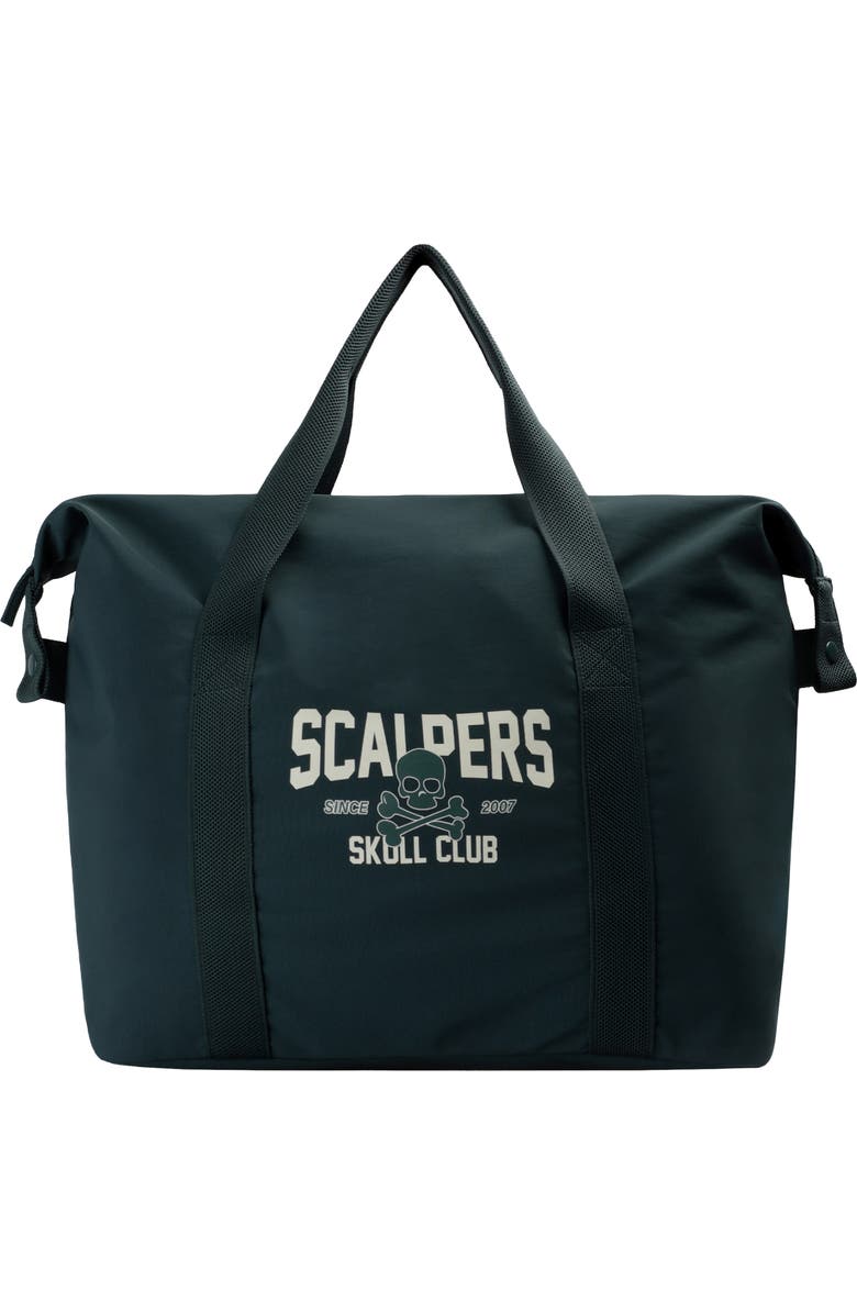 Scalpers Skull Club Duffle Bag Kids, Main, color, Duck