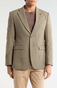 T.R. PREMIUM Slim Fit Solid Stretch Sport Coat