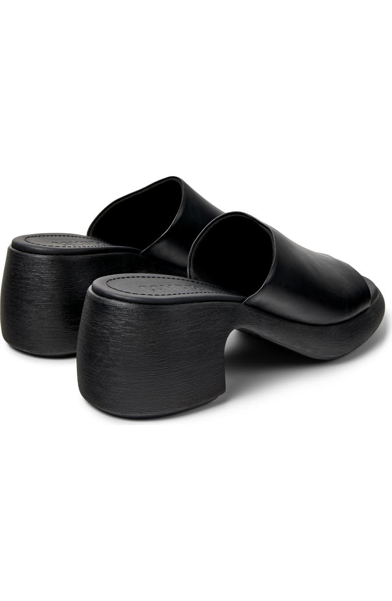 Camper Thelma Platform Slide Sandal, Alternate, color, Black