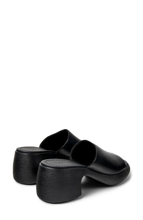 Camper Thelma Platform Slide Sandal In Black