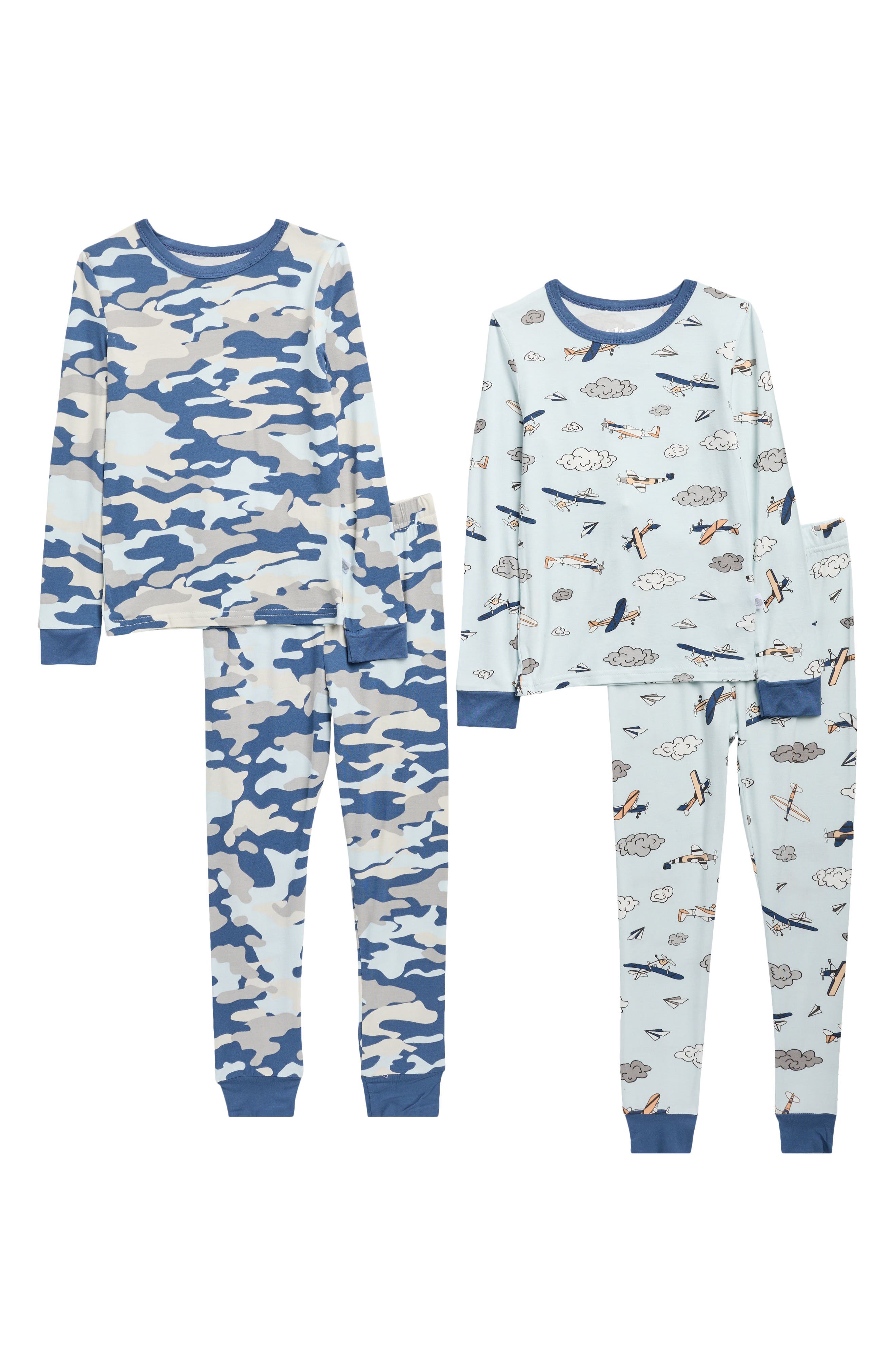 SLEEP ON IT Kids' 4-Piece Mix & Match Pajamas