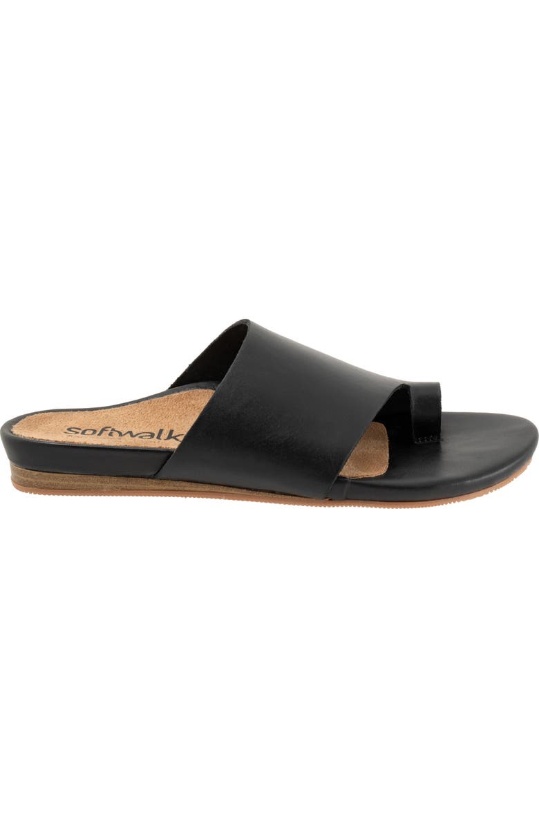 SoftWalk<sup>®</sup> Corsica 2.0 Toe Loop Sandal, Alternate, color, Black