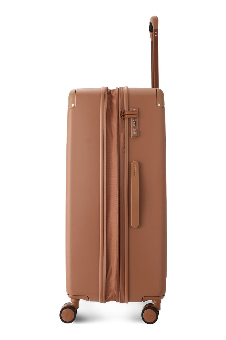 Nostos Matte Large Spinner Suitcase, Alternate, color, TUSCANY
