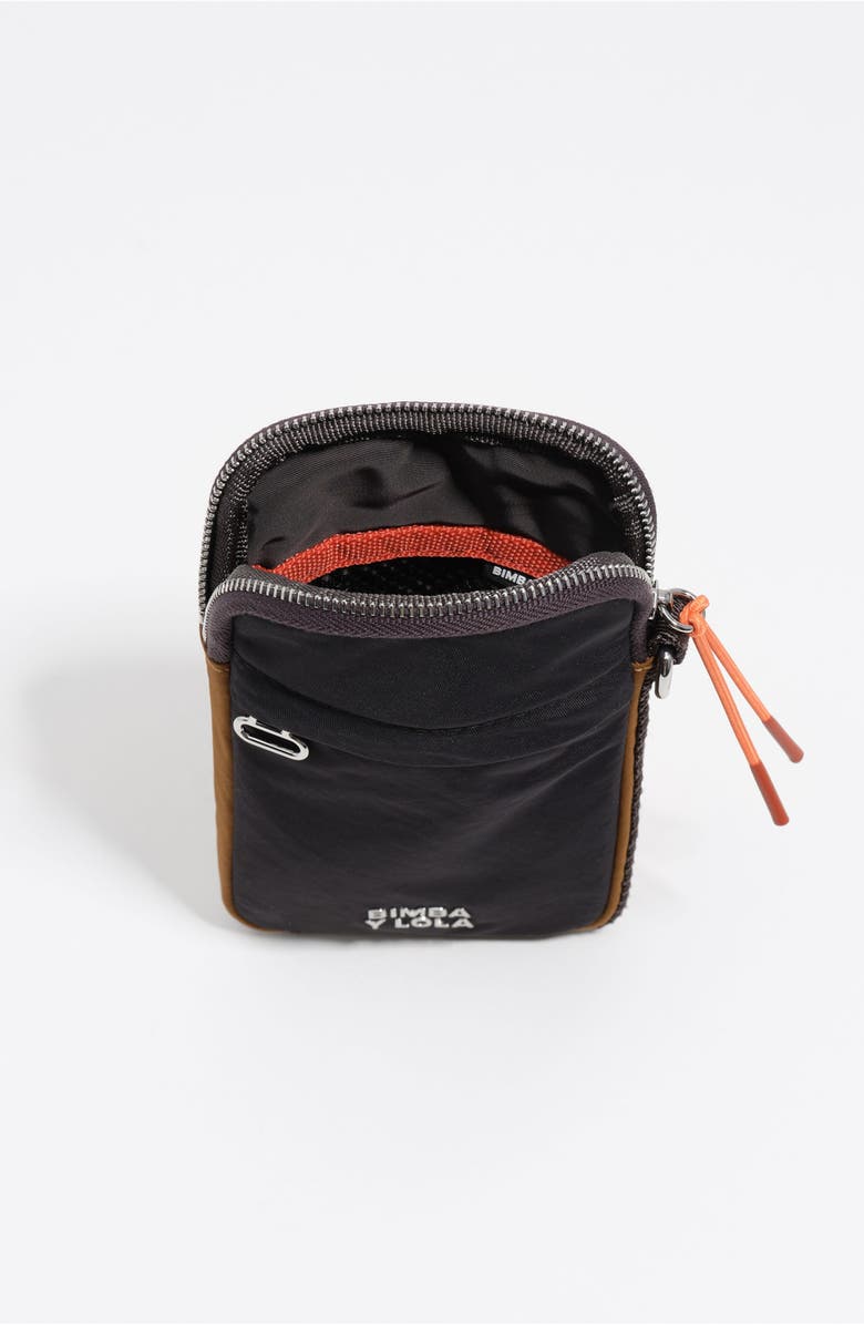 Bimba y Lola Nylon Phone Case, Alternate, color, Black