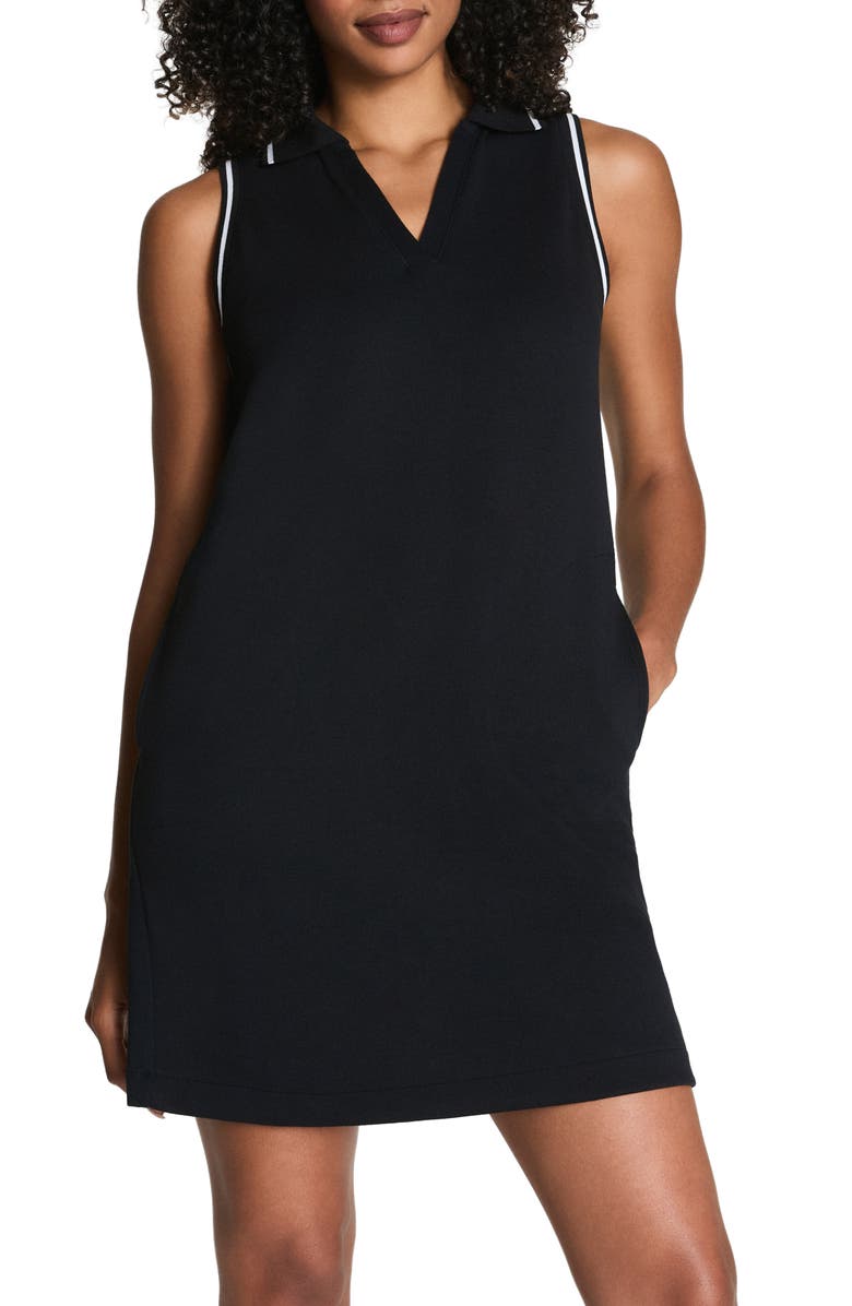 SPANX<sup>®</sup> Airpiqué Sleeveless Polo Dress, Alternate, color, 