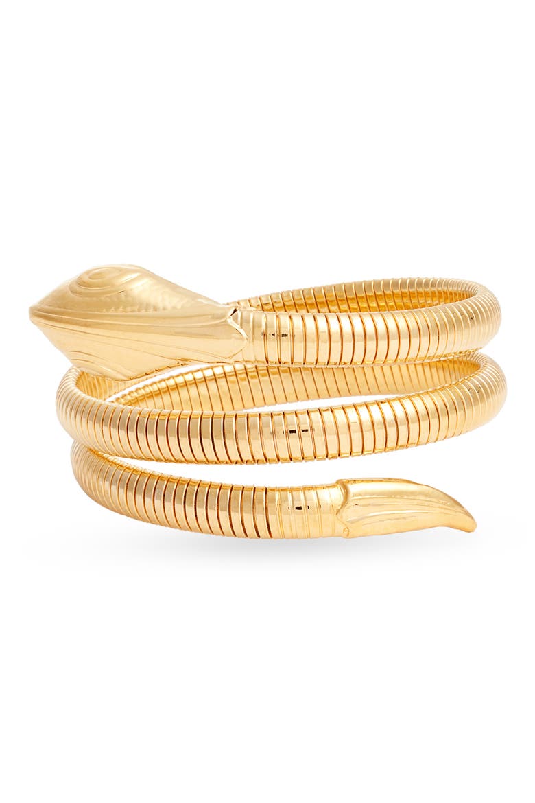 Serpent Bracelet, Main, color, GOLD