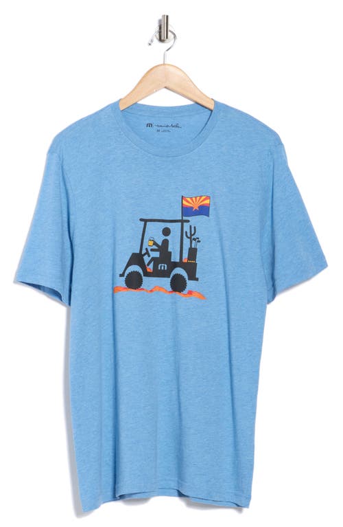 Travismathew Man Of The Desert Cotton Graphic T-shirt In Blue