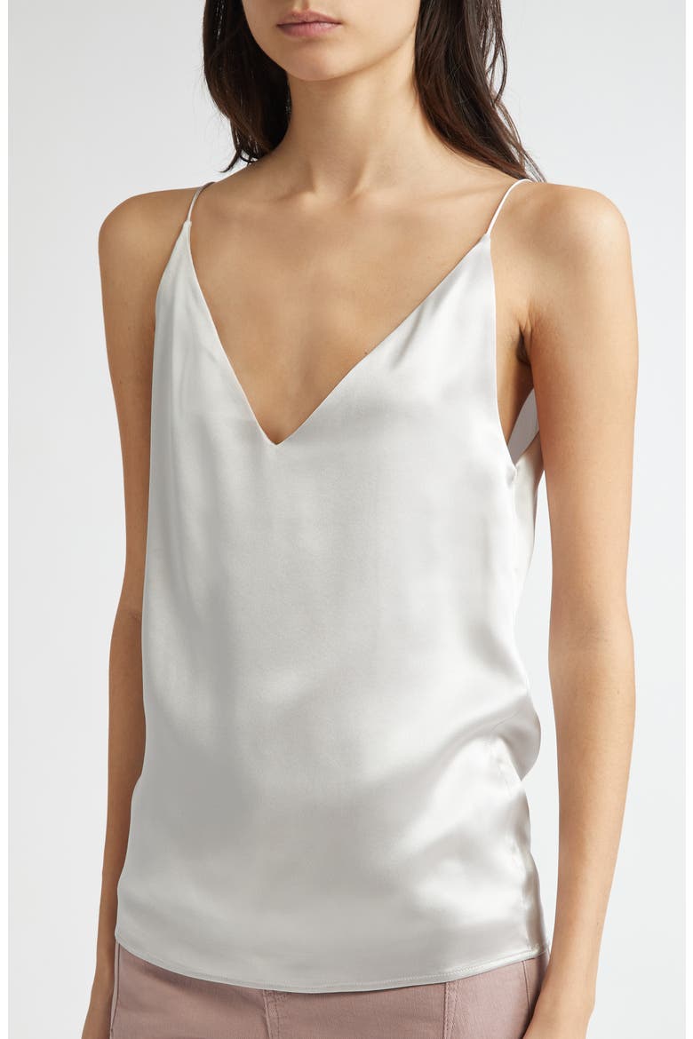 Silk Camisole, Alternate, color, PEARL GREY