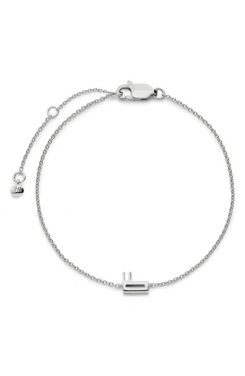 Initial Pendant Bracelet