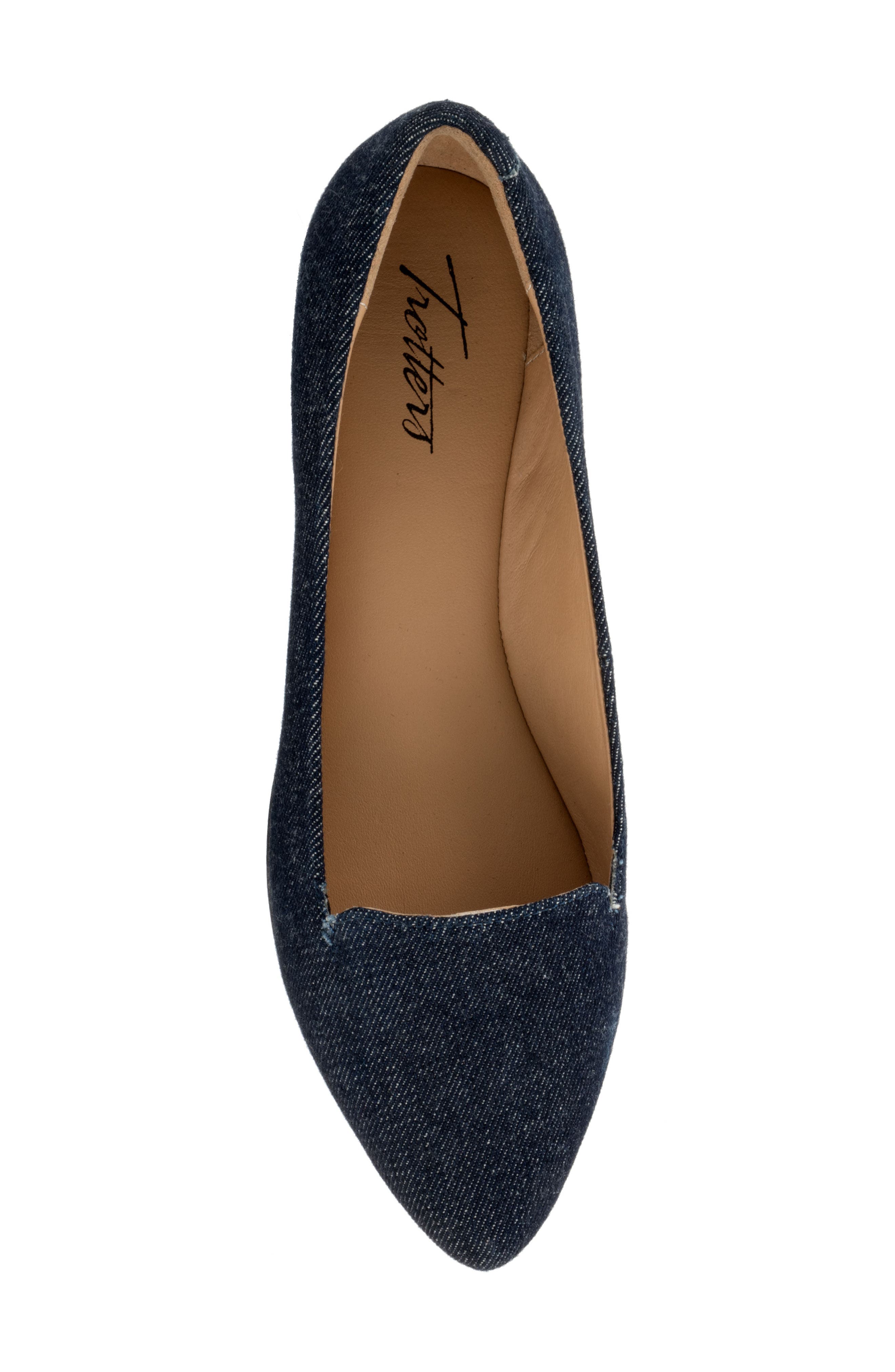 Harlowe Pointed Toe Loafer, Alternate, color, BLUE JEAN