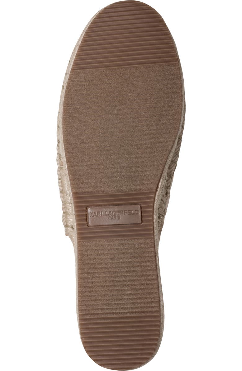 KARL LAGERFELD PARIS Malaysia Espadrille Mule, Alternate, color, Natural