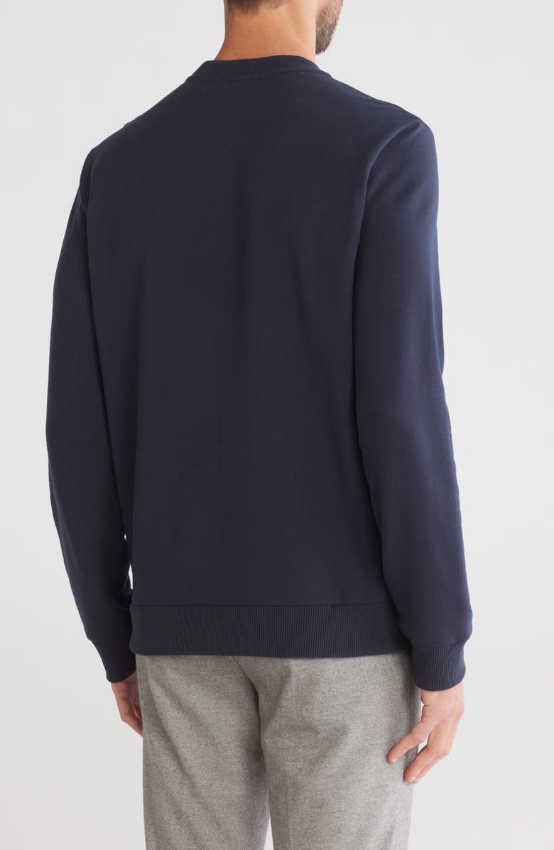 Theory Essential Fleece Sweatshirt, Alternate, color, Baltic