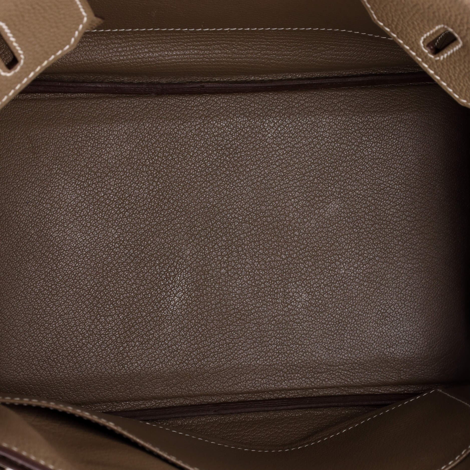 Pre-Owned Hermes Birkin Handbag Grey Togo with Palladium Hardware 30, Alternate, color, Etoupe