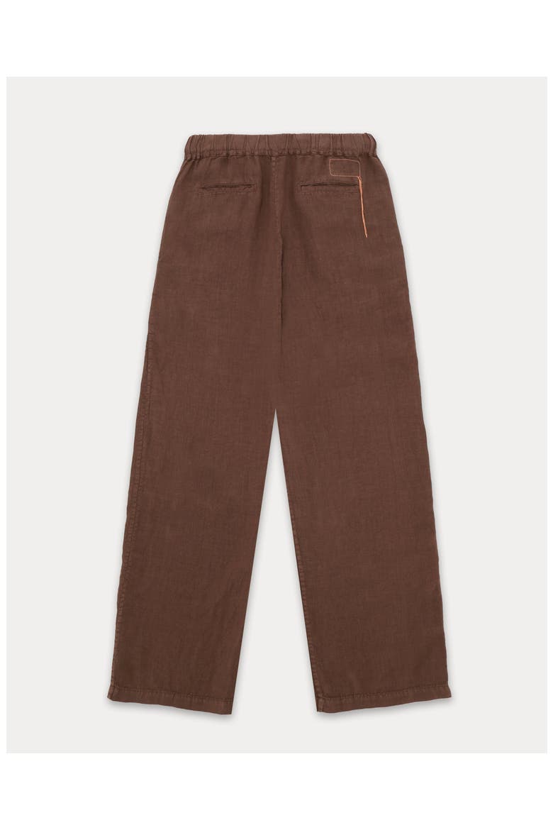 Jaleh Linen with Drawstring Pants, Alternate, color, Brown