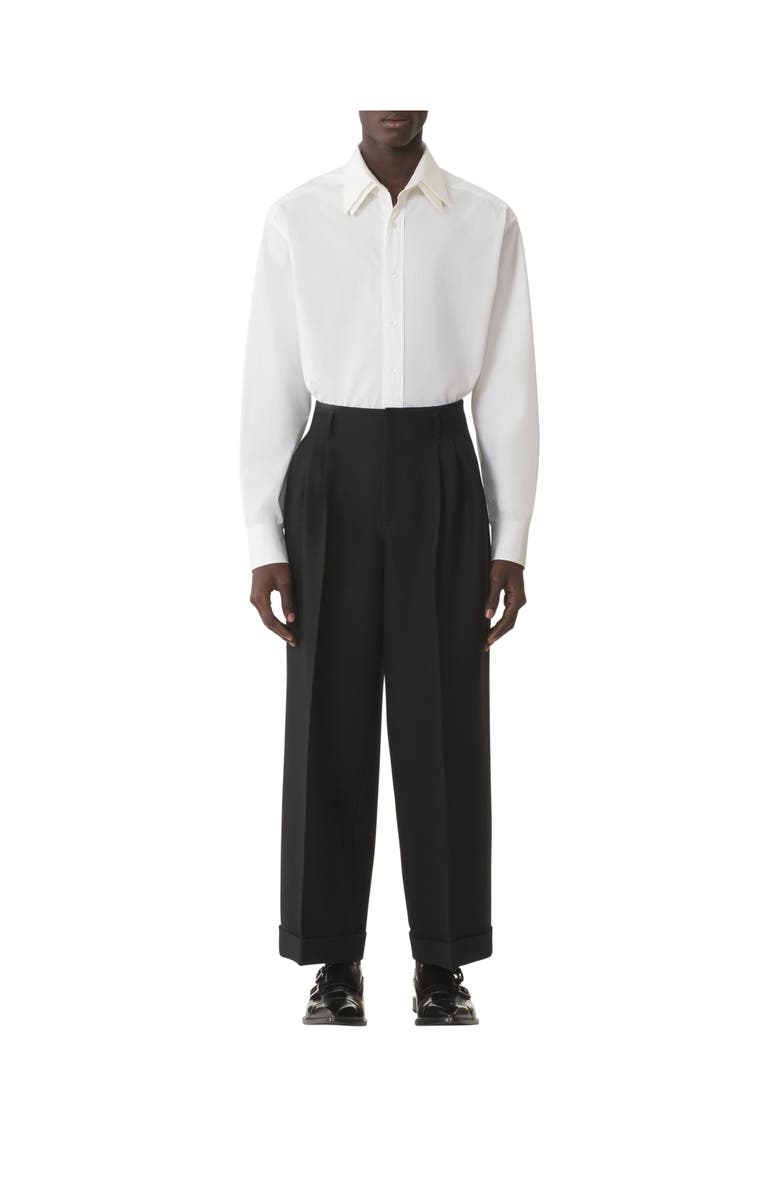 Lanvin Oversized Cotton Poplin Shirt, Alternate, color, 