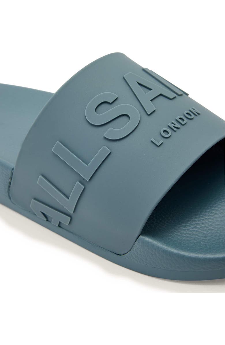 AllSaints Biggy Slide Sandal, Alternate, color, Airforce Blue