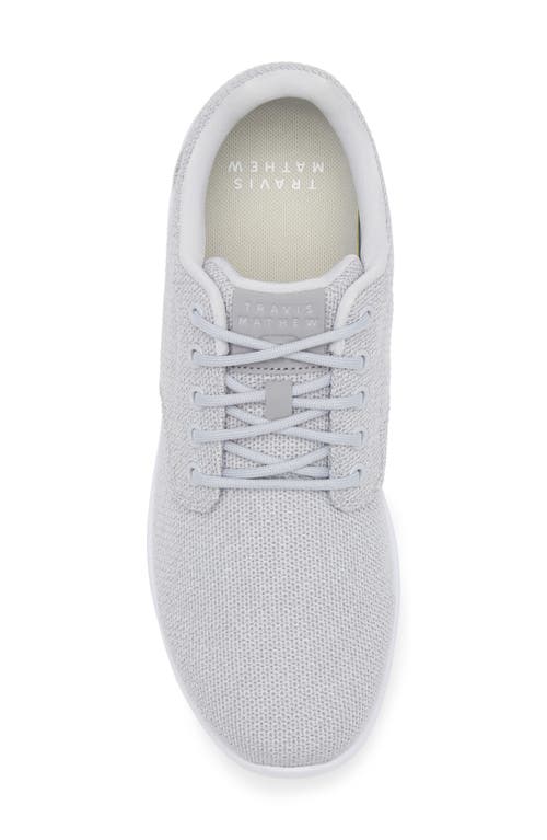 Travismathew The Daily Ii Knit Sneaker In Heather Sleet