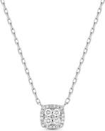 Bony Levy Mika 18k Gold Diamond Square Pendant Necklace