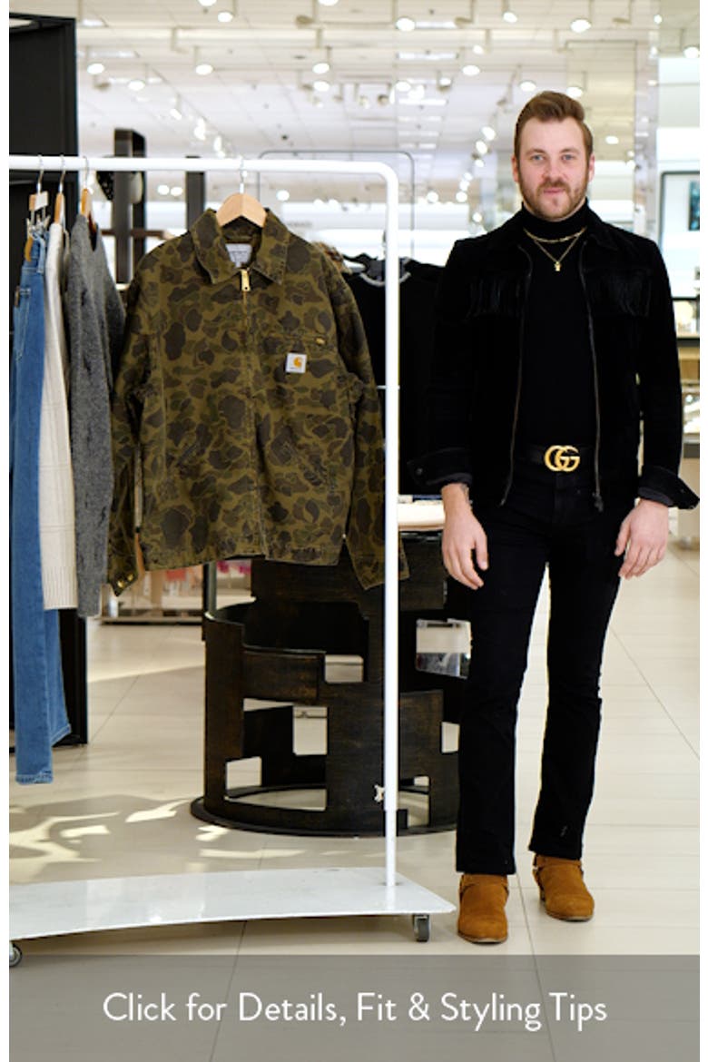 Duck Detroit Camo Organic Cotton Canvas Zip Jacket video