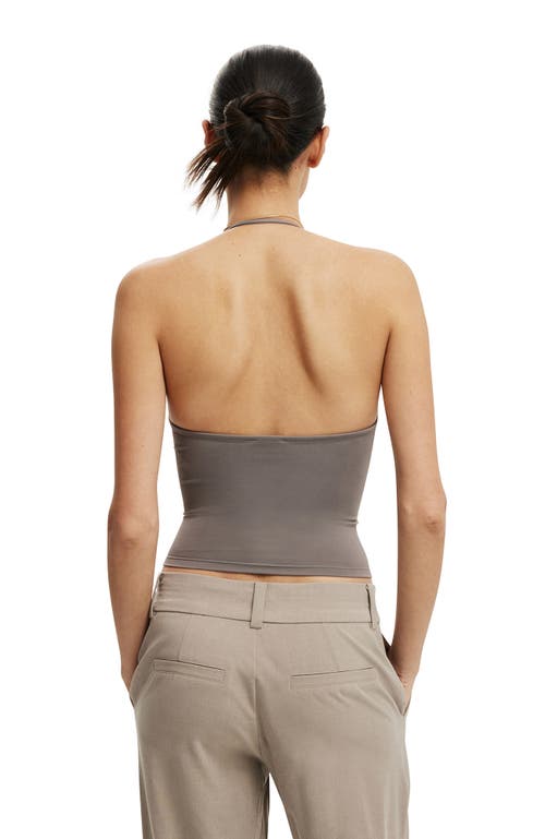 Cotton On Hold Me Halter In Gray