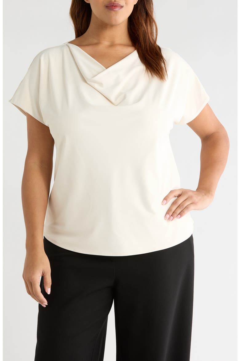 Ensley Cowl Neck Top, Main, color, MACADAMIA