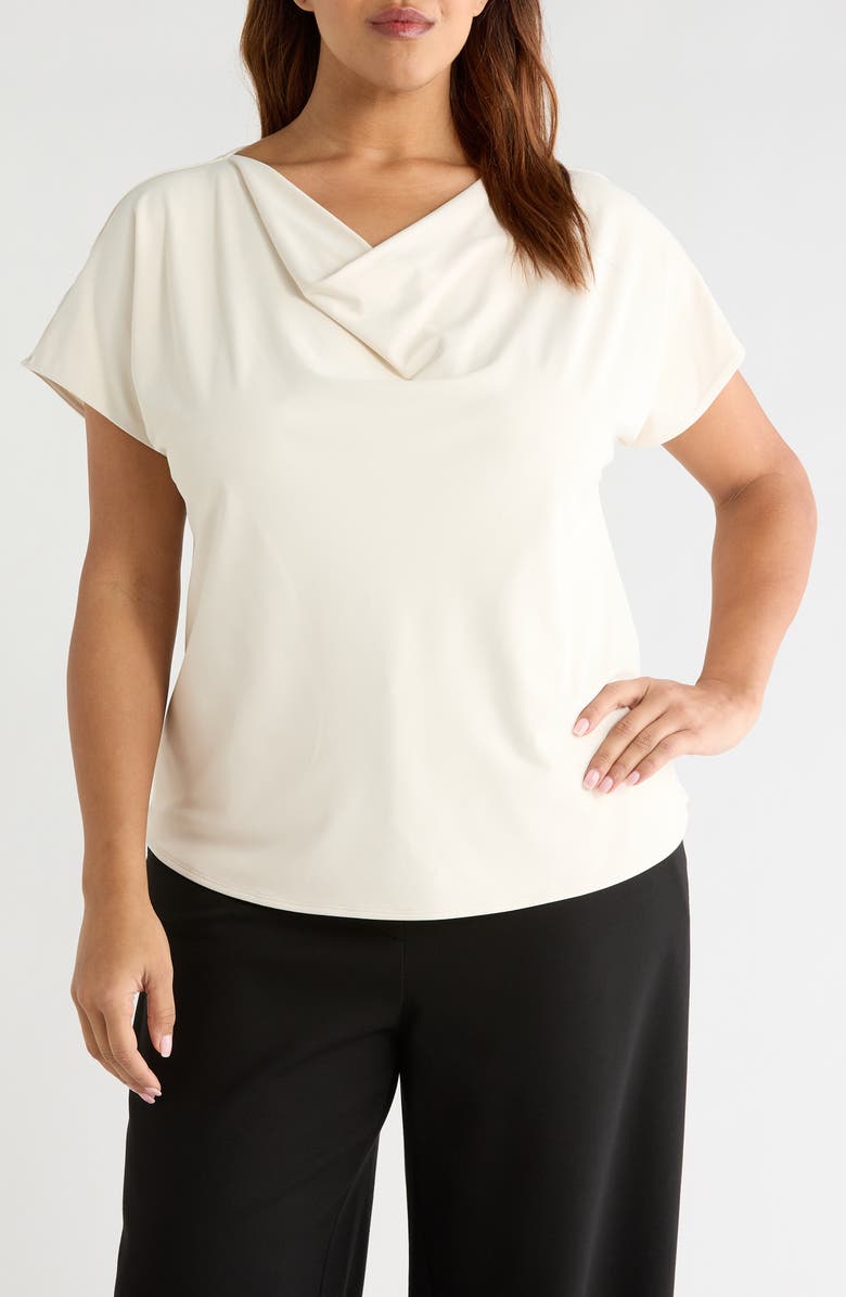 Lysse Ensley Cowl Neck Top, Main, color, Macadamia