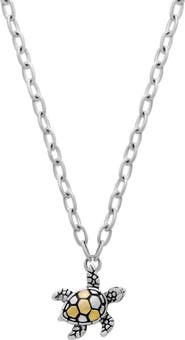 SAMUEL B. Turtle Pendant Necklace
