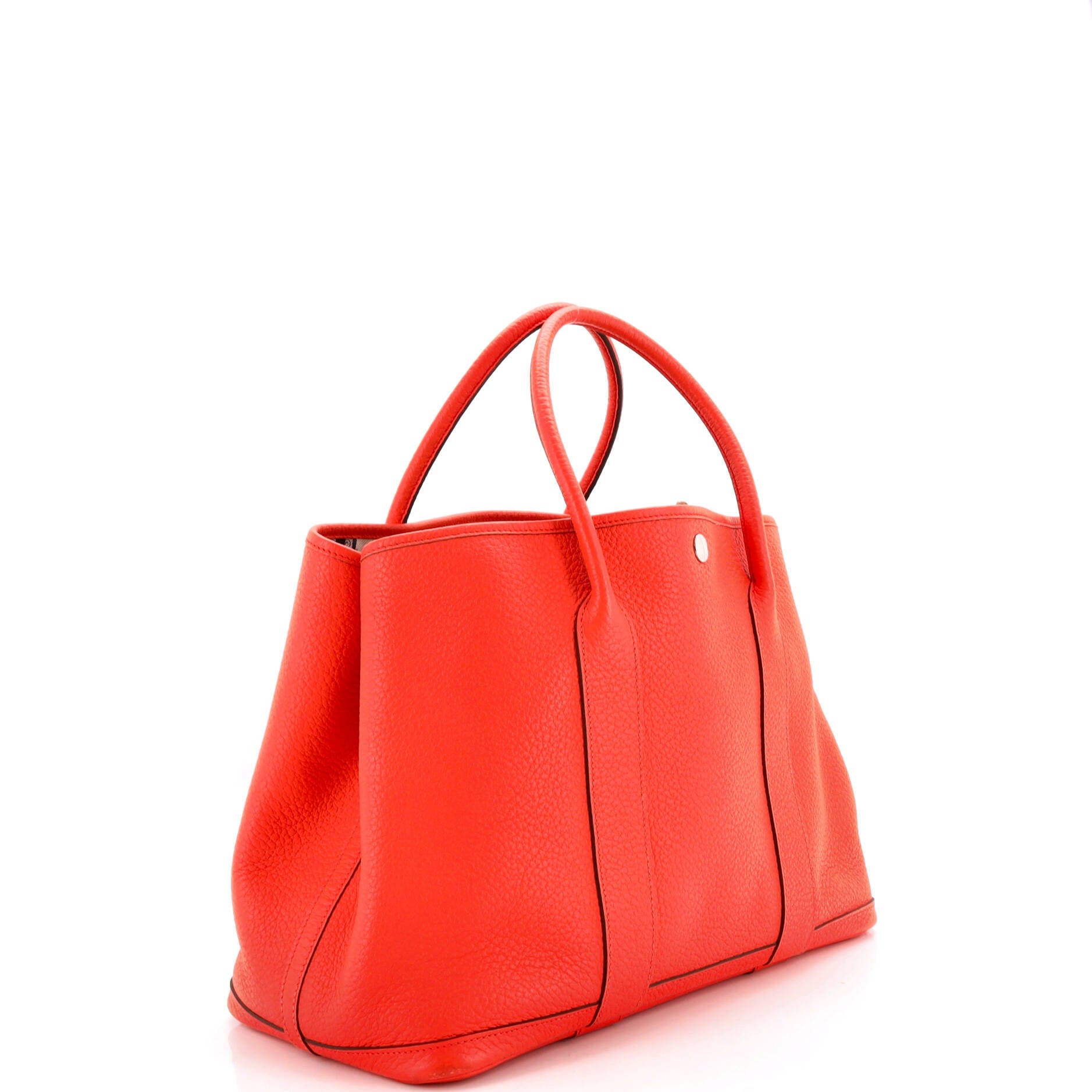 Garden Party Tote Leather 36, Alternate, color, Orange