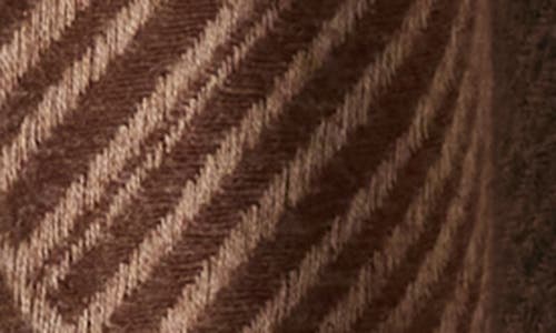 Vince Camuto Diamond Feather Fringe Scarf In Brown