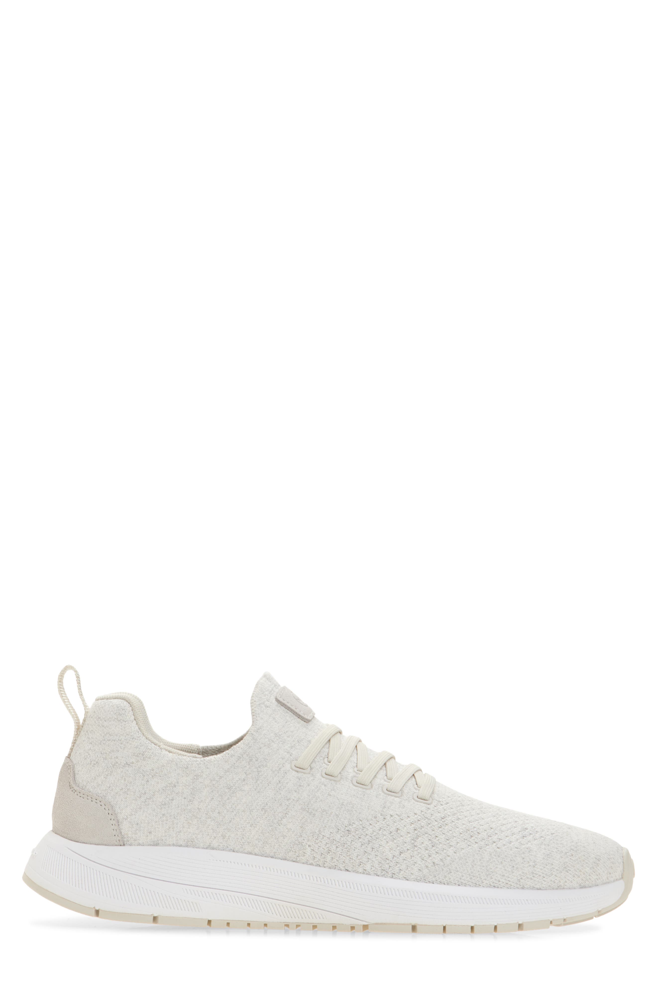 Odeon Knit Sock Sneaker, Alternate, color, ICY WHITE