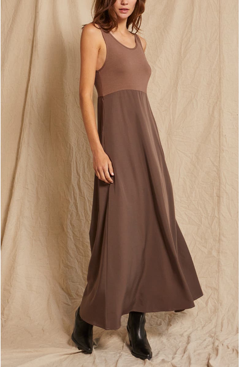 CRESCENT Sweater Top and Dress Set, Alternate, color, Brown