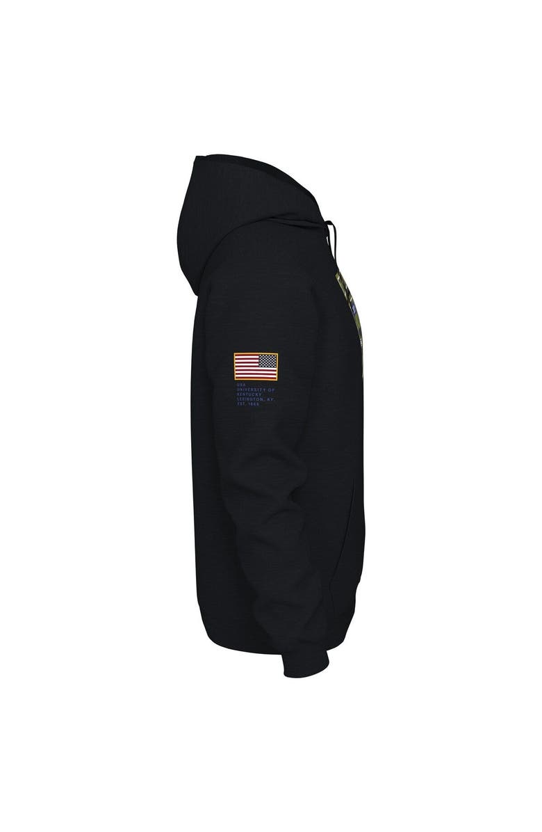 Nike Men's Nike Black Kentucky Wildcats Veterans Camo Pullover Hoodie, Alternate, color, Black