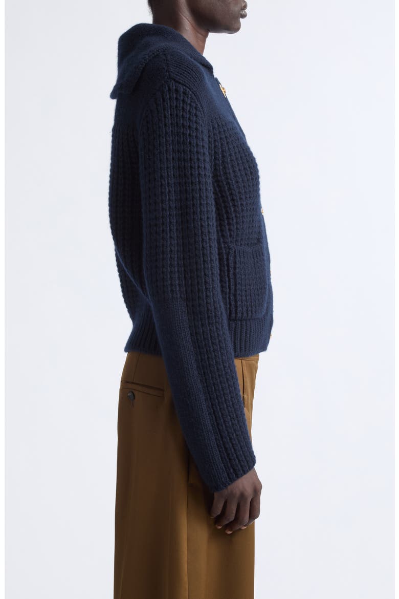 Wool & Cashmere Cardigan, Alternate, color, NEW NAVY
