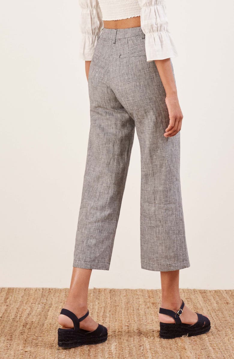 Reformation Tahiti Linen Pants, Alternate, color, 