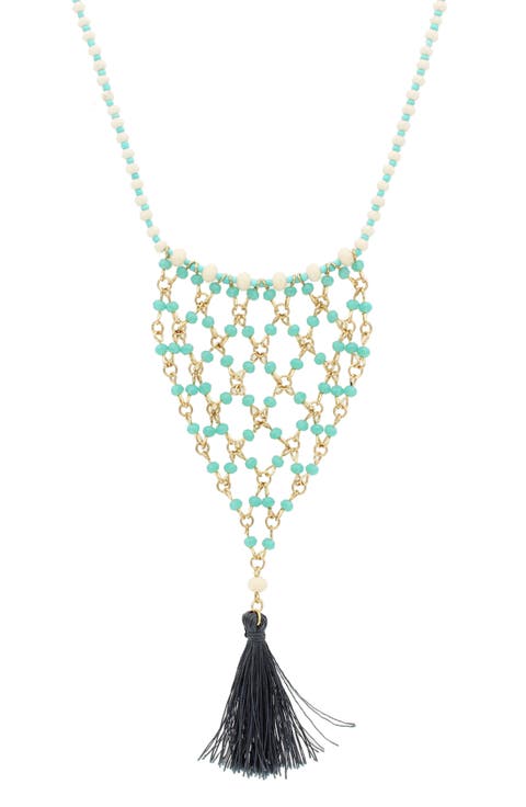 Alissa Bead Bib Necklace